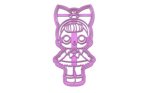 cookie cutter cookie cutter 10cm doll doll fondant cookie doll