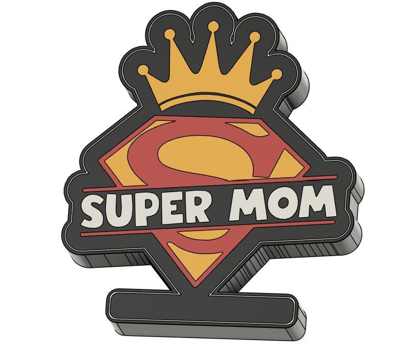 SUPER MOM LIGHTBOX