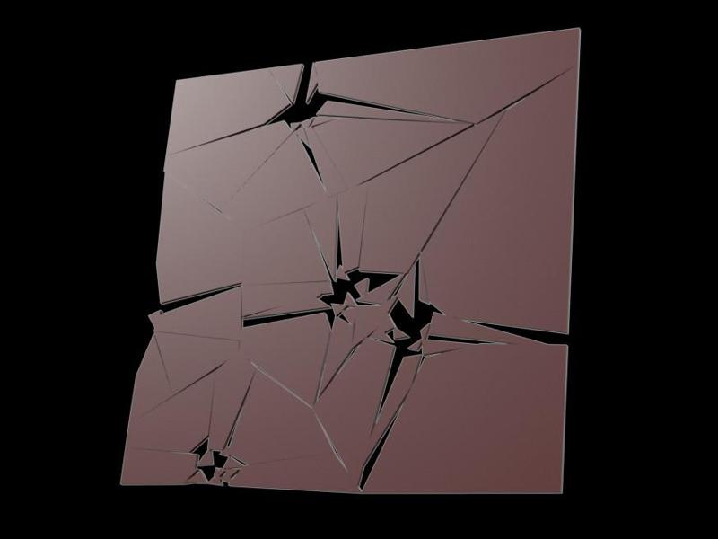 Shattered Wall Art