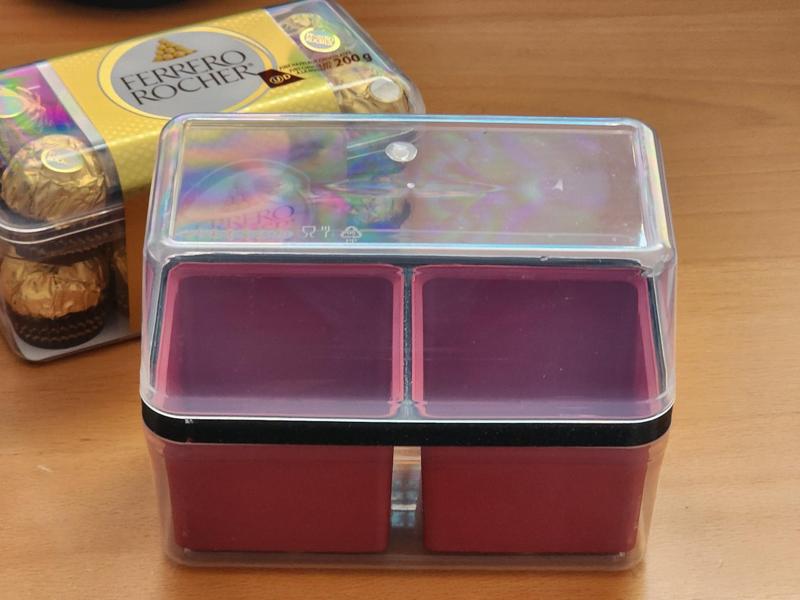 Seed germinator & plant greenhouse using Ferrero Roche boxes