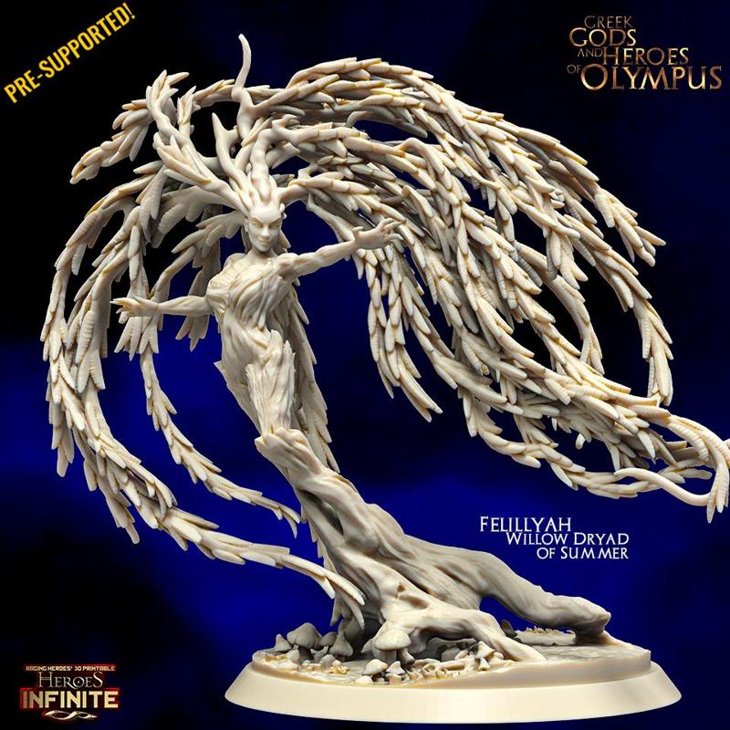 Felillyah, Willow Dryad of Summer (Greek Gods and Heroes of Olympus Army)