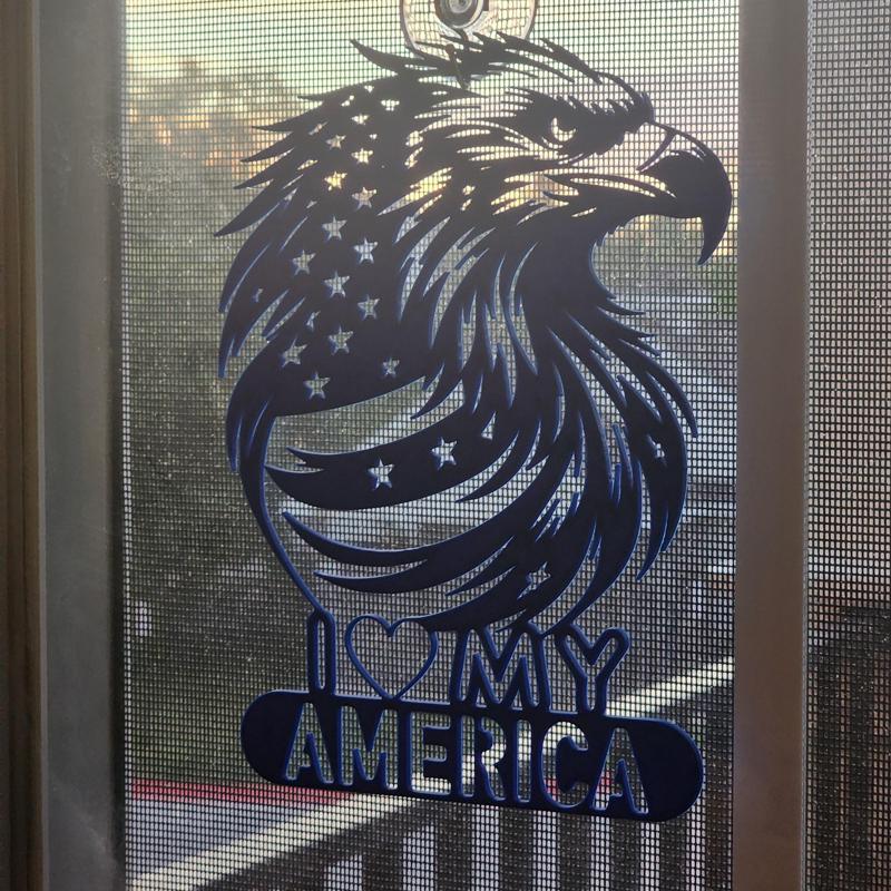 I ❤️ My America Wall/Window Hanger - STL and 3MF Files