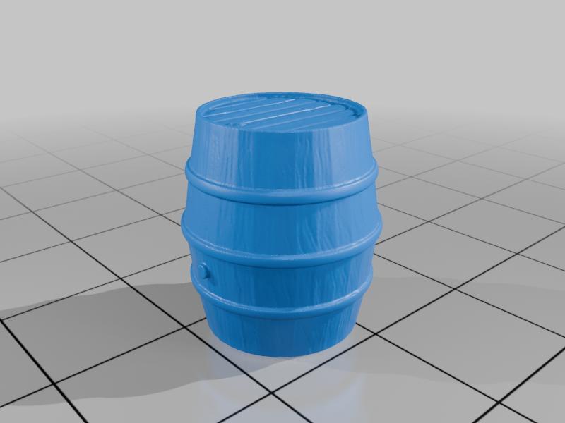 Wooden Barrel - DND, AOS, WH40K - wargaming 