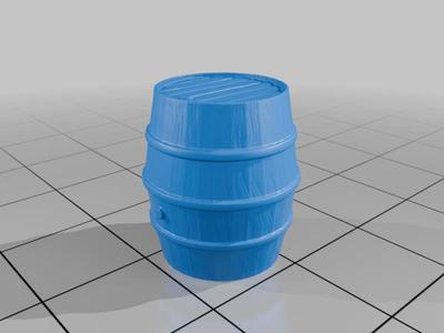 Wooden Barrel - DND, AOS, WH40K - wargaming 