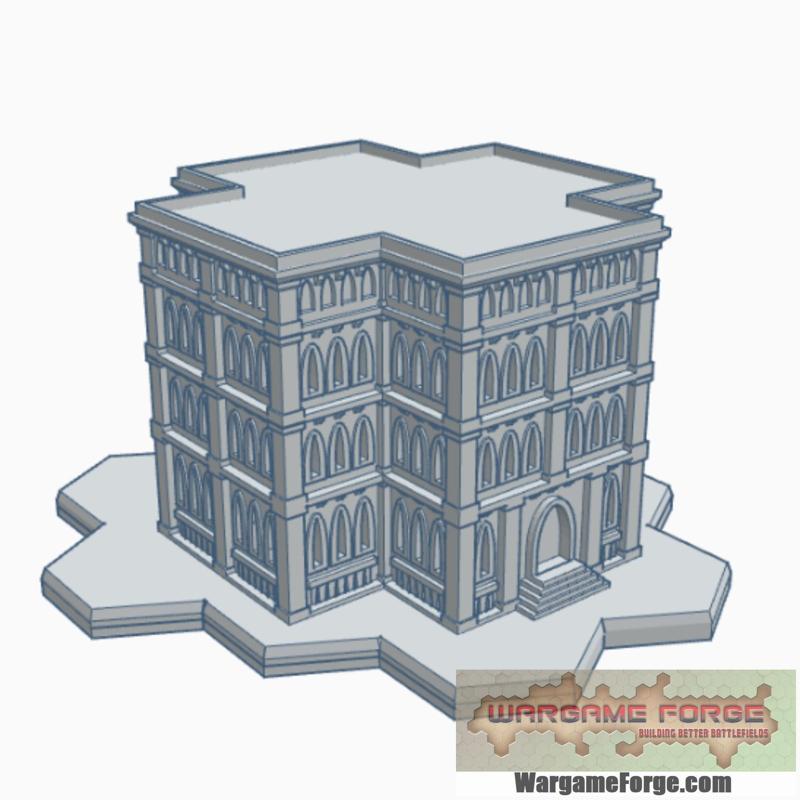 Gothic Building 54 with Hex Base GHB054