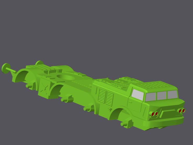 Russian BM-27 Uragan multiple rocket launcher