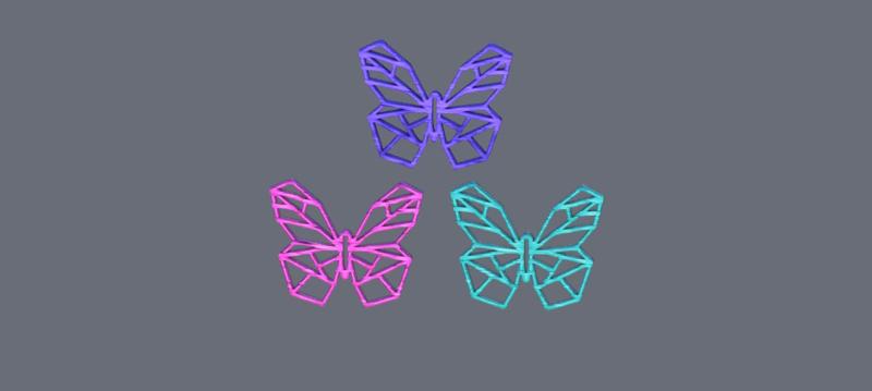 Butterfly 'geometric'