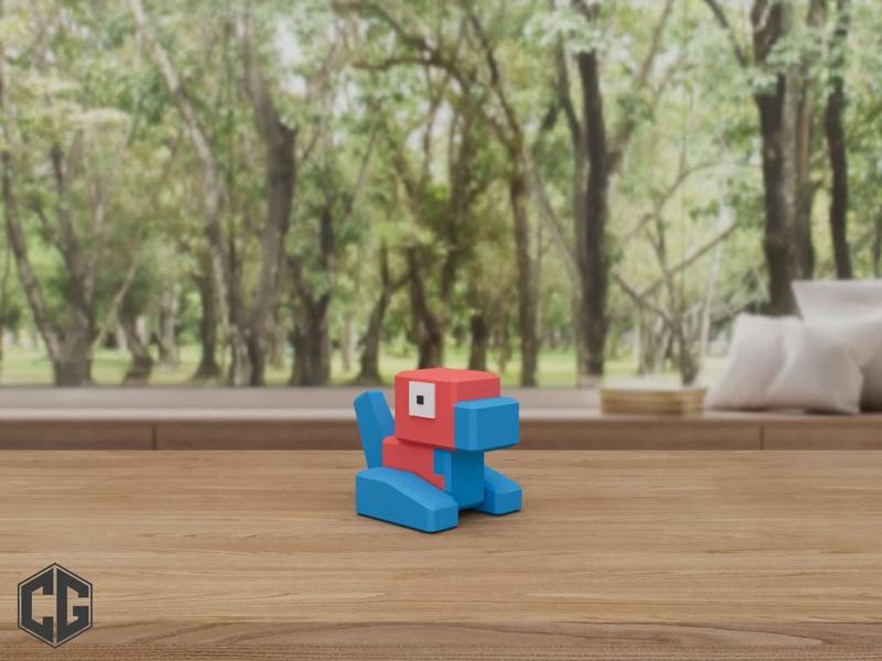 Porygon Pokemon Multicolor