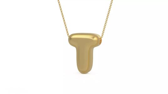 Model 1203 T Initial Letters Charm Balloon 20mm