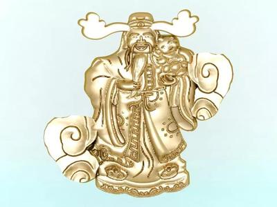 God of wealth for jewelry - Caishen for ring - N924846