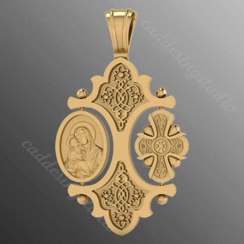 Pendant cross bi1