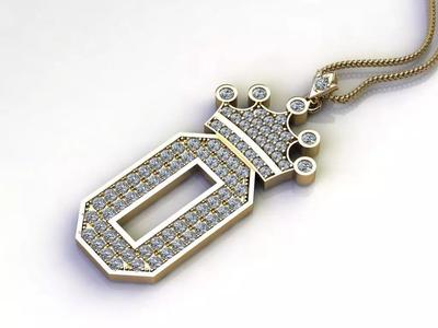 O Letter Pendant