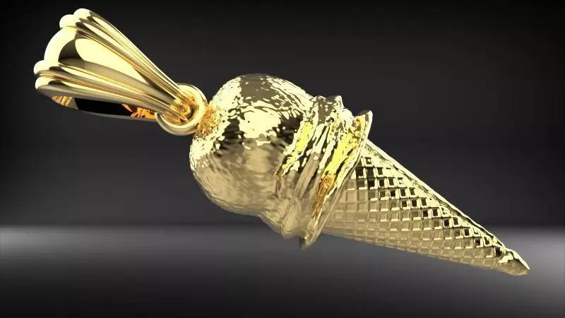 ice cream pendant Necklace Charm bracelet Jewelry gift