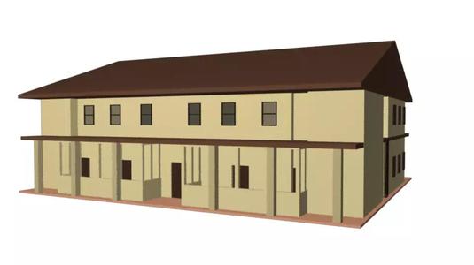 School Building 3D Model