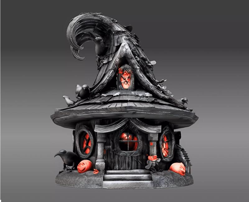 Witch Fairy House Cottage 3D STL Print File