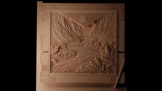 River CNC 3d Print High Relief Sand Casting