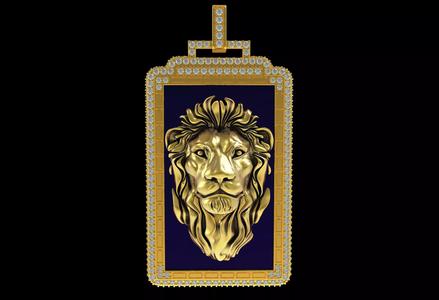 Line Tarot Card Enamel Pendants