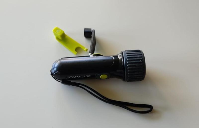 Spare crank handle flashlight DYNAMO300