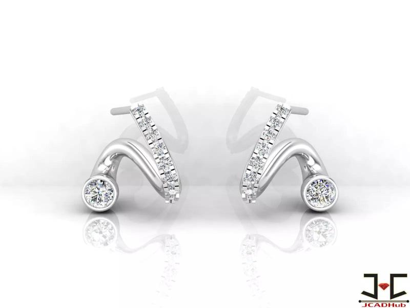 0266 - Elegant EarRing Bali  - JCADHub