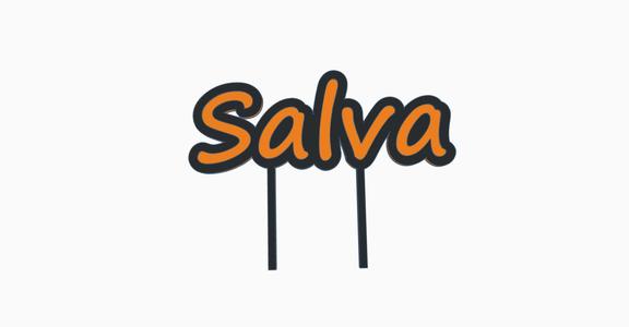 Salva Cake Topper