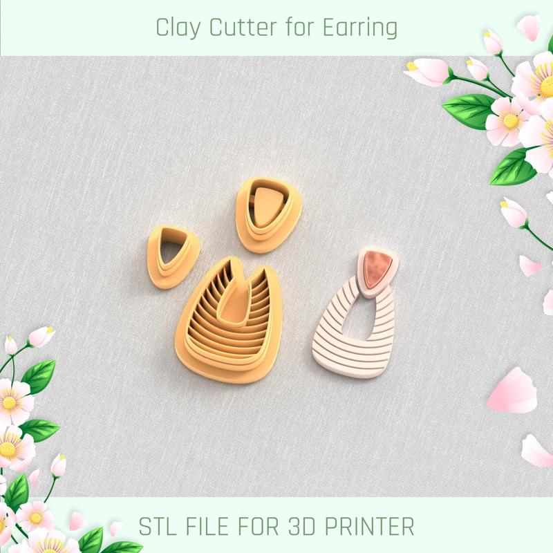 Polymer Clay Cutter File for Earrings
