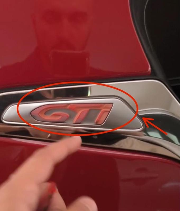 Peugeot 208 Gti Logo Gti Write