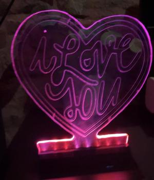 Acryllig glowing sign holder
