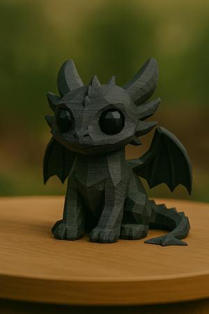Cute Lil Toothless Low Poly