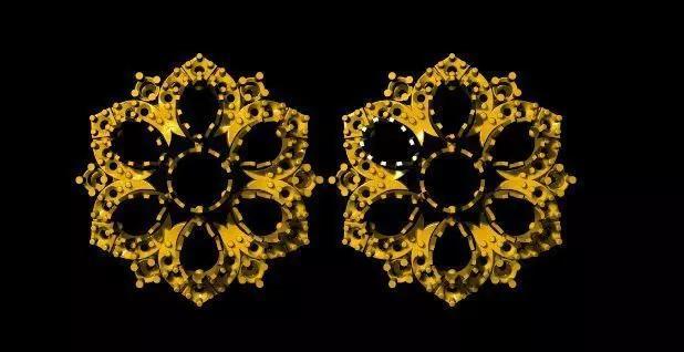 stud  earrings 3dm file