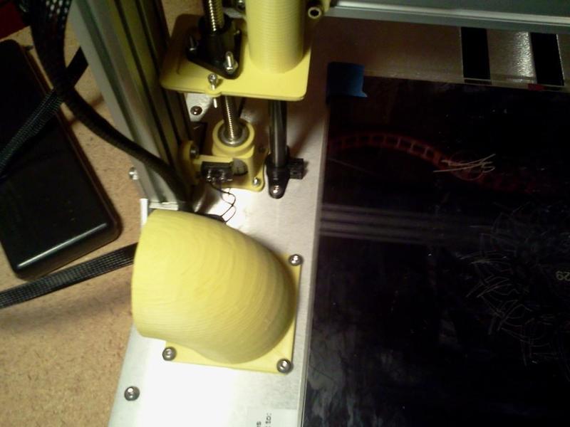 80mm fan duct for deck fan of Trinity Labs Aluminatus 1.