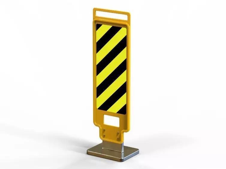 Road Wet Sign Reflexive