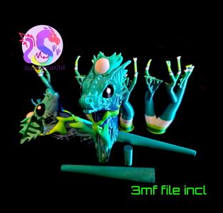 Pearl Wisp Dragon Wand *Personal Use*