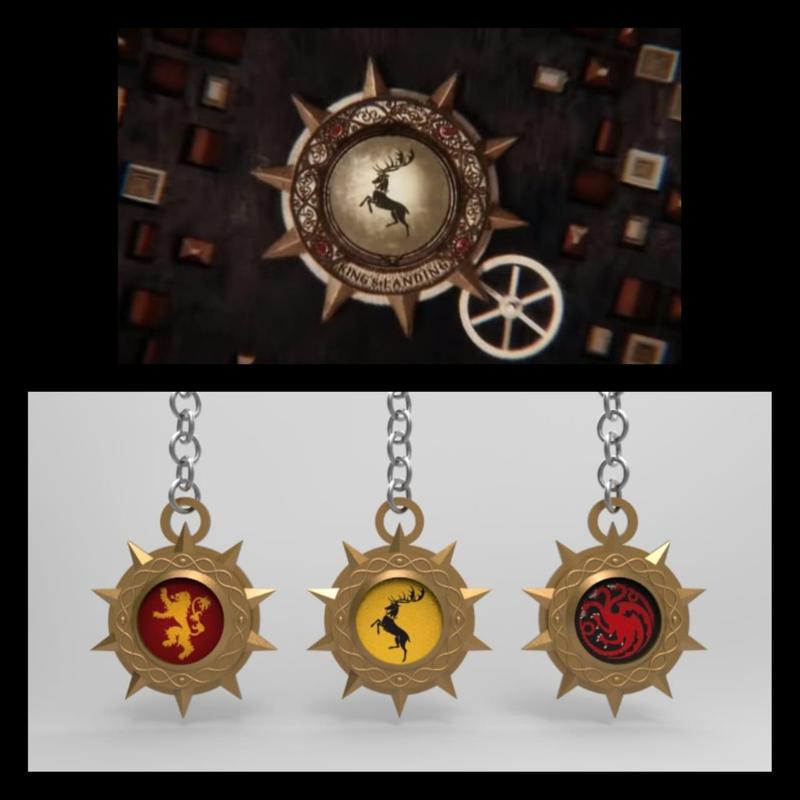 Kings Landig gear keychain - Game of Thrones