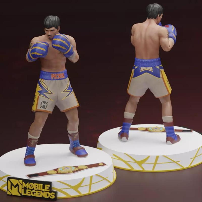 MANNY PACQUIAO SKIN PAQUITO  MOBILE LEGENDS 3D STL