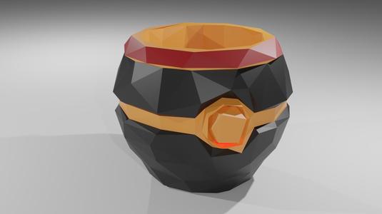 Lowpoly / Normal Luxury Ball Vase