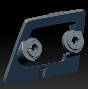 xt 2-KF 600 REAR LIGHT FLANGE