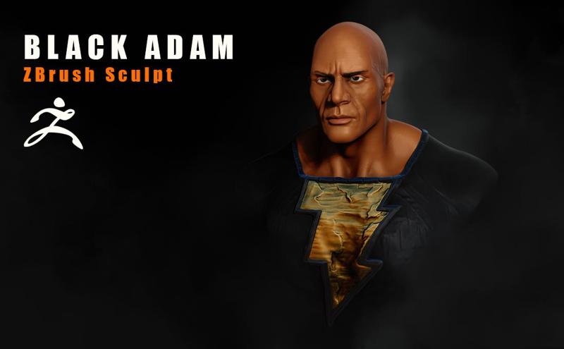 Black Adam Bust