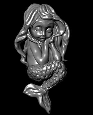mermaid necklace