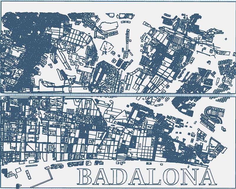 Map Badalona
