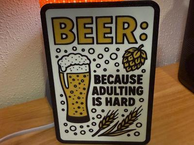 Beer Quote Sign