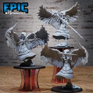 Eagle Spirit Shaman Set / Bird Spellcaster Creature / Winged Magician Animal / Birdfolk Wizard Beast / Sorcerer Monster / Magic Encounter