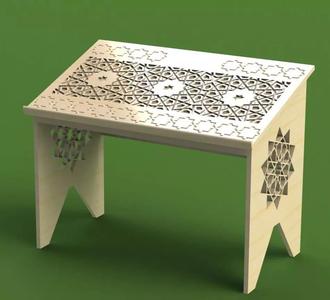 lectern wooden desk with intricate design