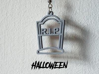 Halloween Gravestone Earrings