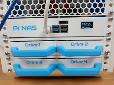 1U Two 3.5" Drive Rack For 10" Rack