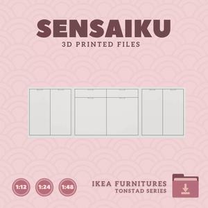 TONSTAD Storage Combo 01 for Dollhouse - IKEA - 3D Print