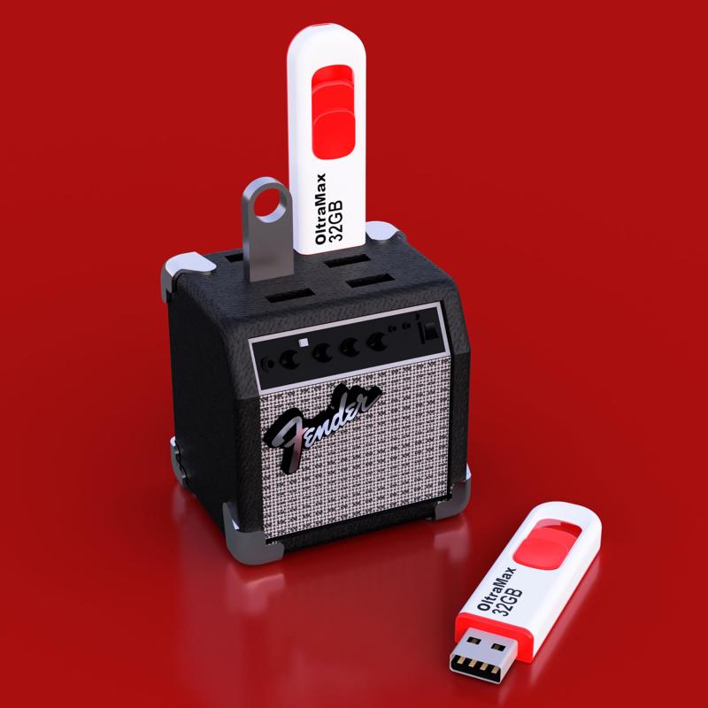 Porta usb / pendrives amplifcador fender
