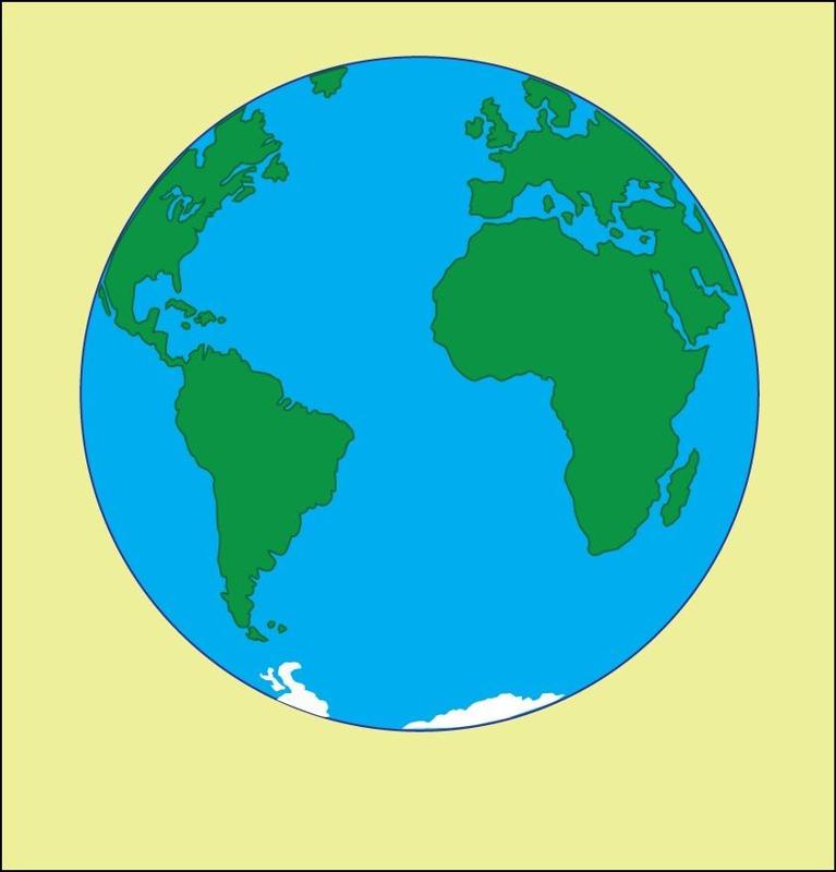 Simple Planet / Globe --> Earth Day