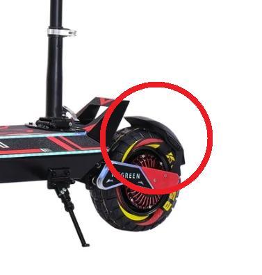 Scooter Obarter G10 rear wing