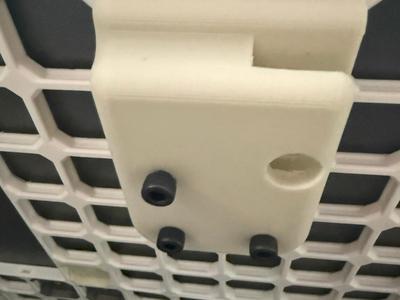 Honeycomb Aeronautical under-desk openGrid mount