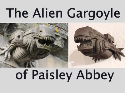 Alien Gargoyle of Paisley Abbey